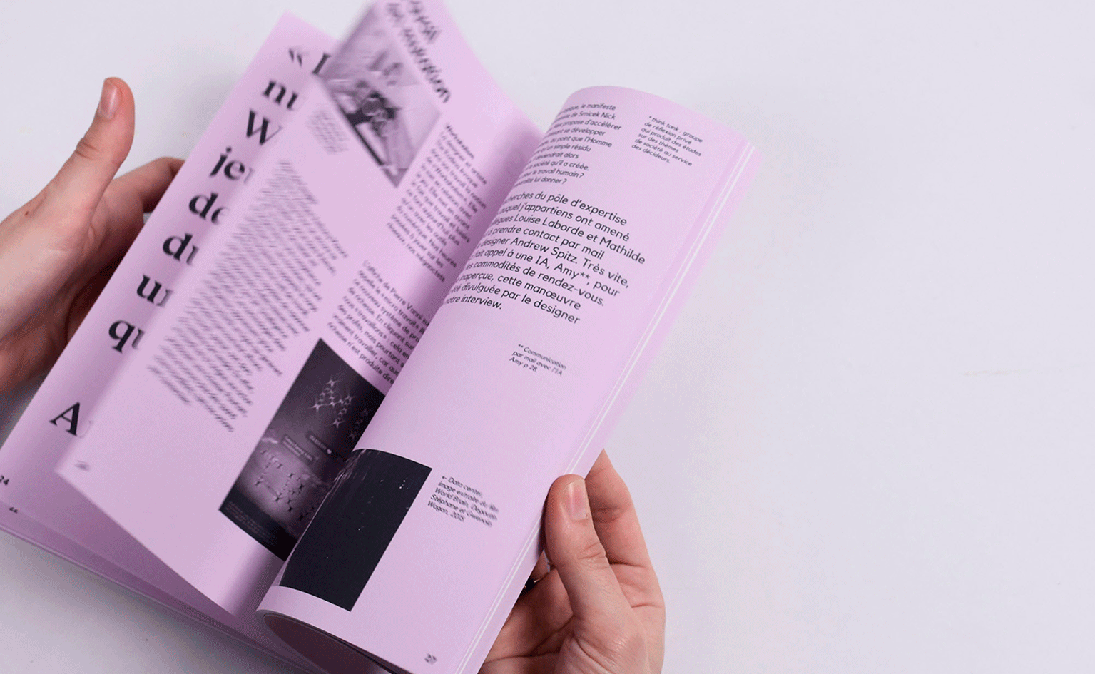 Double page du mémoire